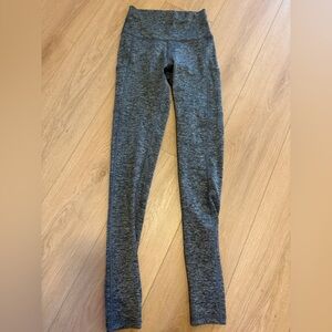 Aerie High-Waist Gray Heather Pocket Leggings Size Small Long